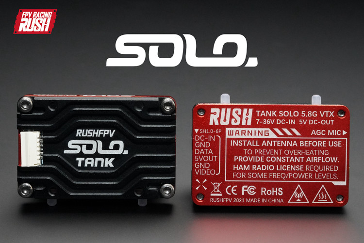 RUSHFPV 5.8G VTX Analógico SOL - Foxeer Reaper Extreme 2.5W Vtx avaliação e preço